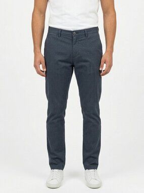 Brooks Brothers Slim Pinstripe Pants Black Gray Cotton 30x30